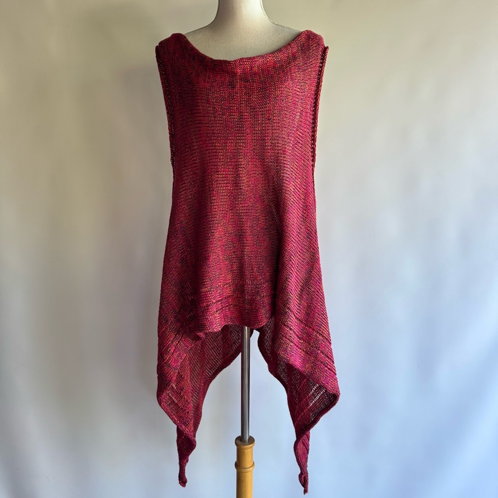 Skifo Oversized Symmetrical Hand Knit Tank - O/S